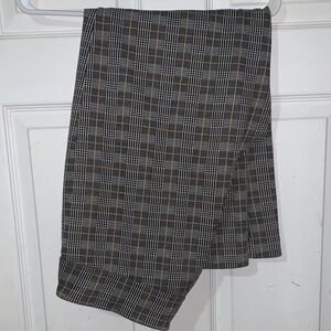 Le Chateau Checkered Trousers in Black and Gray